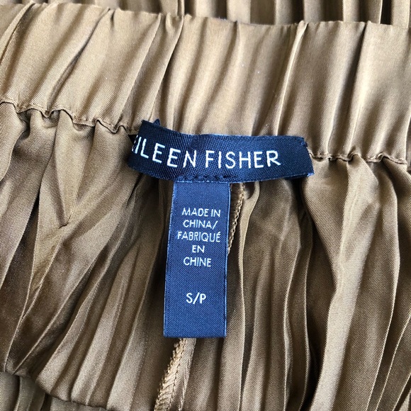 New: Eileen Fisher Crushed Silk Maxi Skirt. Size 6 / 8 - Picture 7 of 12